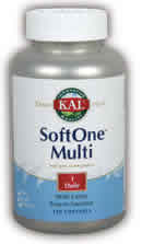Kal: SoftOne Multi With Lutein 120ct