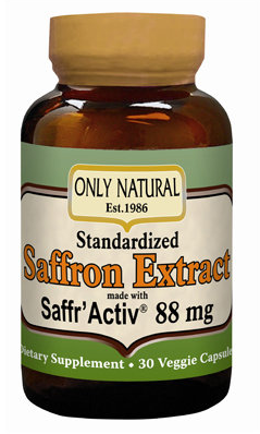 ONLY NATURAL: Saffron with Saffr' Activ 88mg 30 capvegi