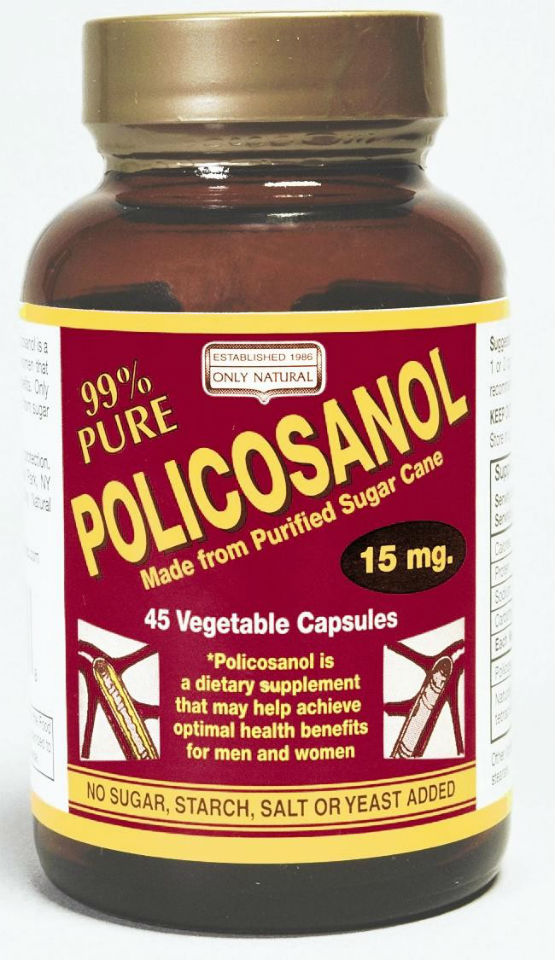 Policosanol 10mg 60 capvegi from ONLY NATURAL