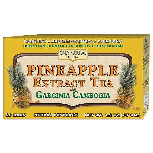 ONLY NATURAL: Pineapple Tea with Garcinia Cambogia 20 bag