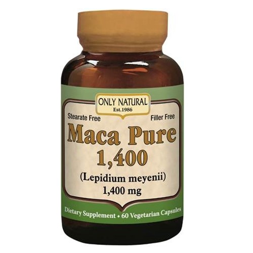 ONLY NATURAL: Maca Pure 1400 mg 60 cap vegi