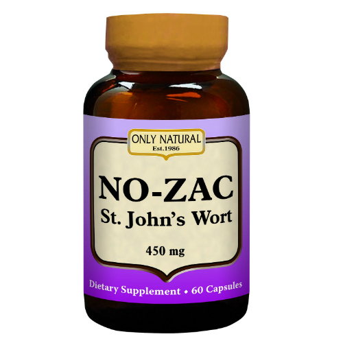 ONLY NATURAL: No-Zac St John's Wort 450 mg 120 capsule