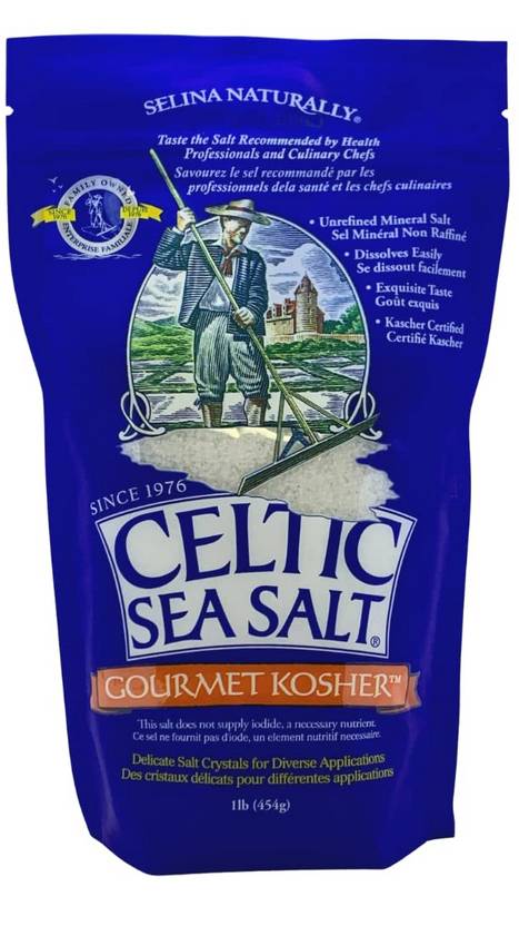 CELTIC SEA SALT: Gourmet Kosher Chef 1 lb Bag 16 OUNCE