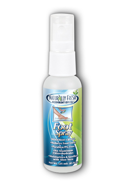 NATURALLY FRESH: Mini Foot Spray 0.83 oz