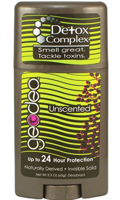 GEODEO: Natural Deodorant Stick Unscented 2.3 oz