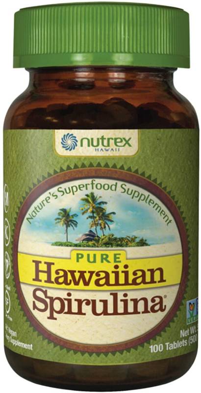 Hawaiian Spirulina 500 mg 100 TABLET from NUTREX HAWAII