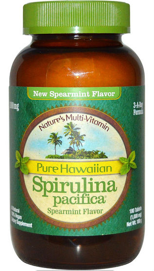 NUTREX HAWAII: Hawaiian Spirulina Spearmint 180 TABLET