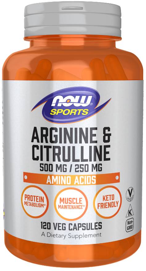 L-Arginine and L-Citrulline Formula by Now Foods