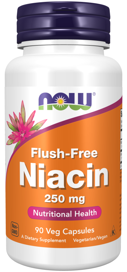 NOW: Niacin Flush-Free 250mg 90 CAPS