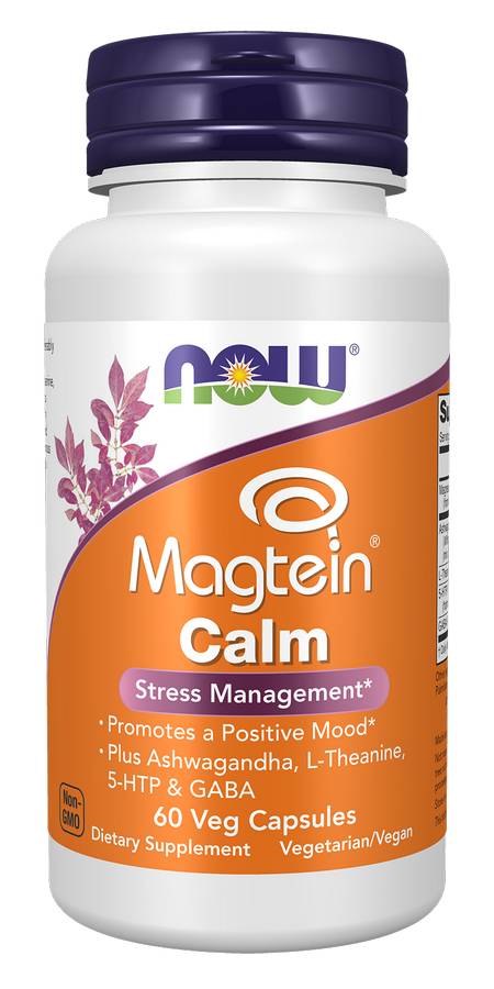 NOW: Magtein Calm 60 Veg Caps
