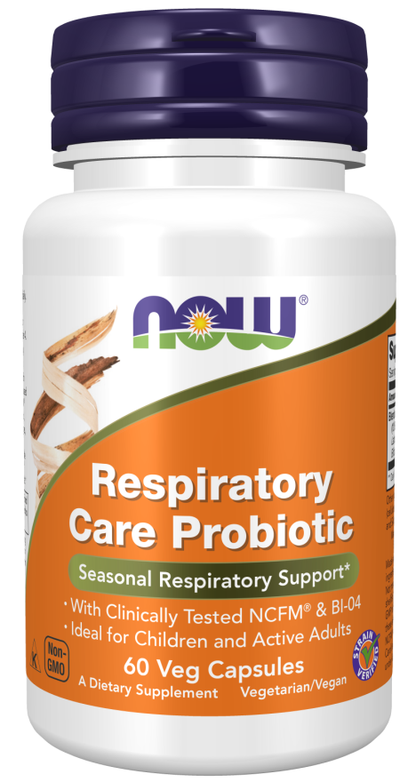 NOW: Respiratory Care Probiotic 60 Veg Caps