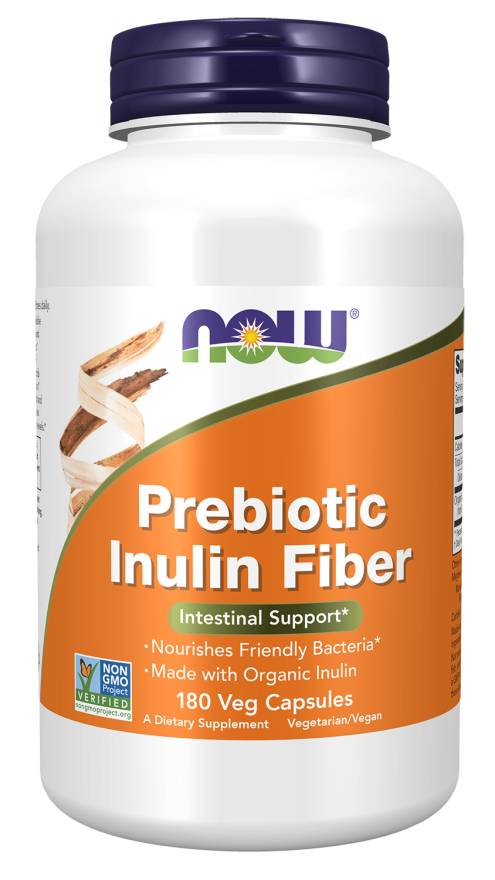 NOW: Prebiotic Inulin Fiber 180 Vcaps