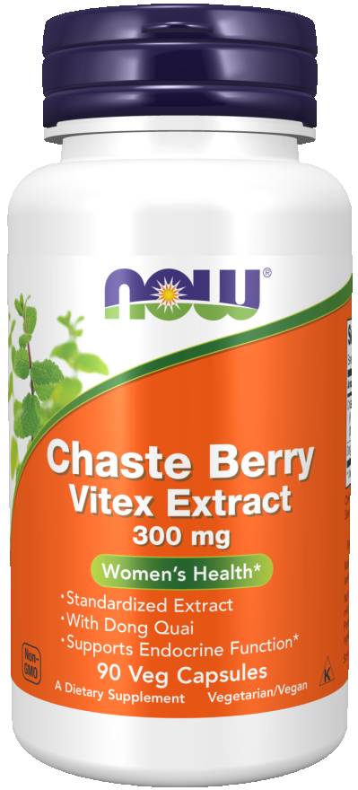 NOW: Chaste Berry Vitex Extract 300mg 90 VCAPS