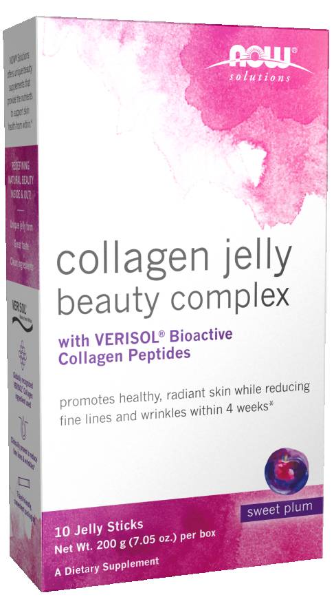 NOW: Collagen Jelly Beauty Complex Sweet Plum 10 Jelly Sticks