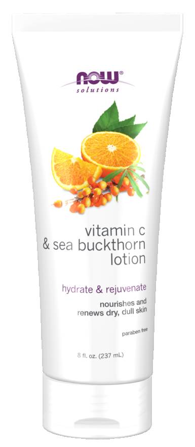 NOW: Vitamin C And Sea Buckthorn Body Lotion 8 oz