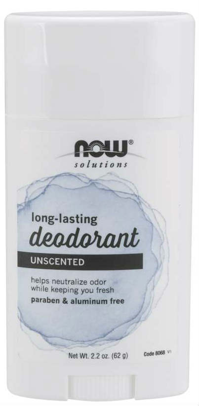 NOW: Long-Lasting Deodorant Unscented 2.2oz