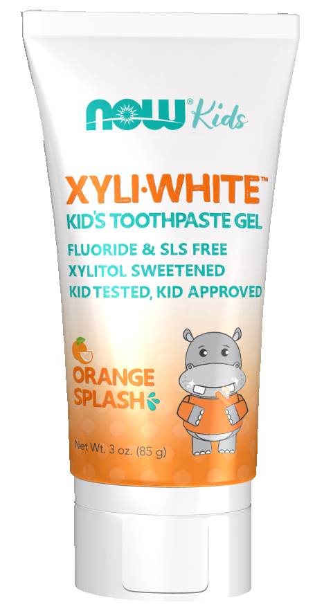 NOW: XYLIWHITE ORANGE-SPLASH KIDS TOOTHPASTE 3 oz. Tube