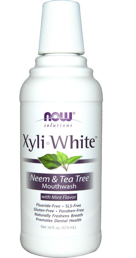 XyliWhite Neem and Tea Tree Mouthwash 16 fl oz from NOW