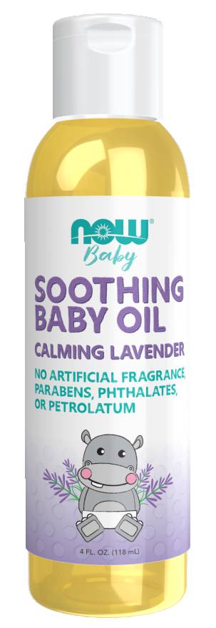 NOW: Soothing Baby Oil, Calming Lavender 4 fl oz