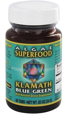 KLAMATH BLUE-GREEN ALGAE: Power 3 plus 400mg 60 tab