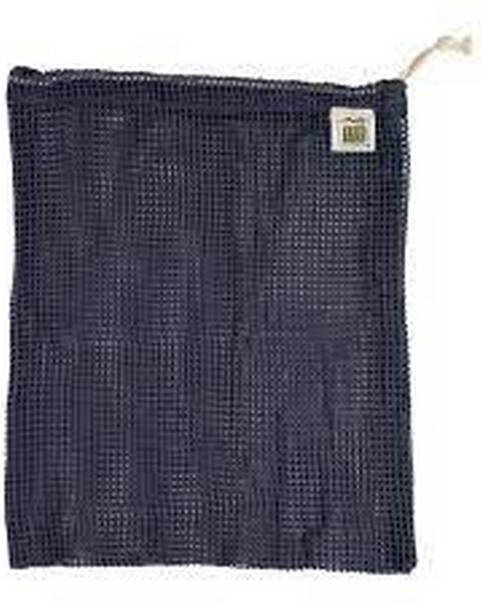 ECO-BAGS PRODUCTS: Organic Net Drawstring Produce Bag Medium Storm Blue 1 BAG