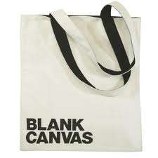 ECO-BAGS PRODUCTS: Book Tote 16x15.5 Recycled Cotton Blank Canvas 1 bag