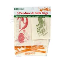 ECO-BAGS PRODUCTS: Graphic Design Produce Bag 3 set