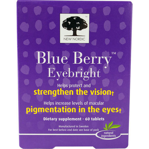 NEW NORDIC US INC: Blue Berry Eyebright to Strengthen the Vision 60 tab