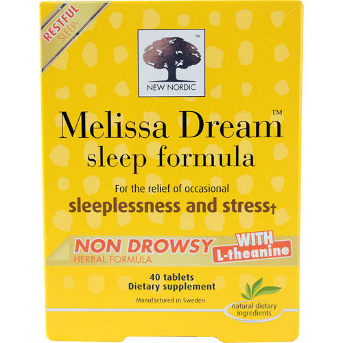 NEW NORDIC US INC: Melissa Dream for Stress & Sleeplessness 40 tab