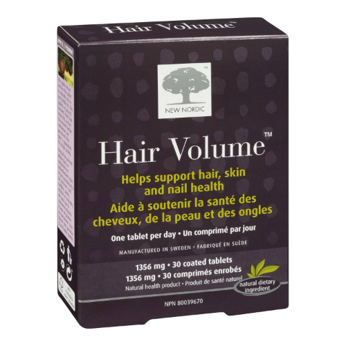 NEW NORDIC US INC: Hair Volume for Healthy Hair & Normal Hair Growth 30 tab