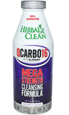 HERBAL CLEAN DETOX: Q Carbo Liquid Grape 16 fl oz