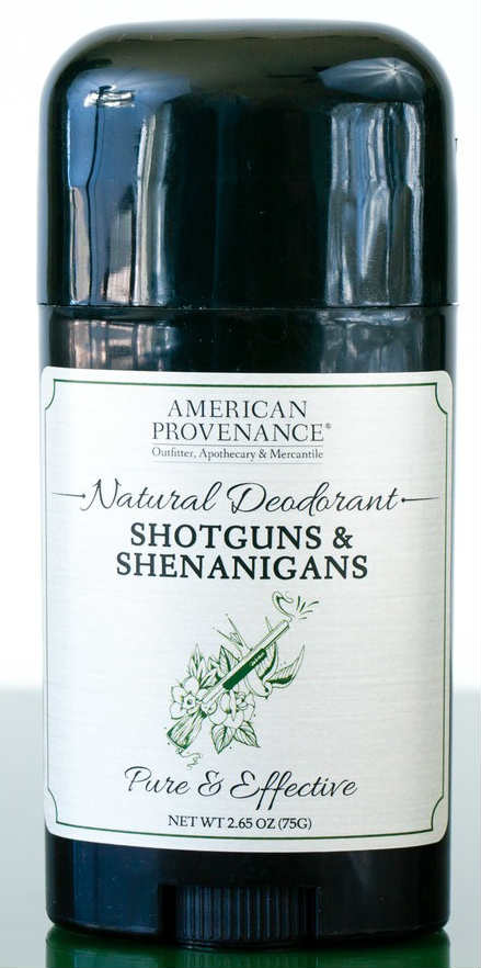 AMERICAN PROVENANCE: Shotguns & Shenanigans Deodorant 2.65 OZ
