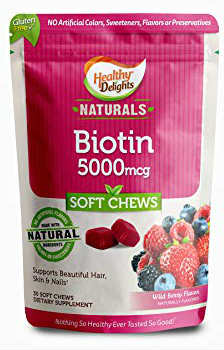 HEALTHY DELIGHTS: Healthy Delight Natural Biotin 30 chew