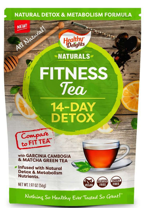 HEALTHY DELIGHTS: Healthy Delight Fitness Tea 14 Day Detox 1.97 oz (56g)