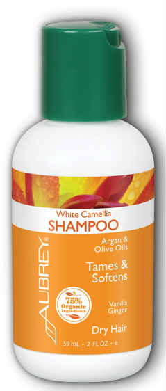Aubrey Organics: White Camellia Shampoo Travel Size Liquid Vanilla Ginger (Btl-Plastic) 2oz