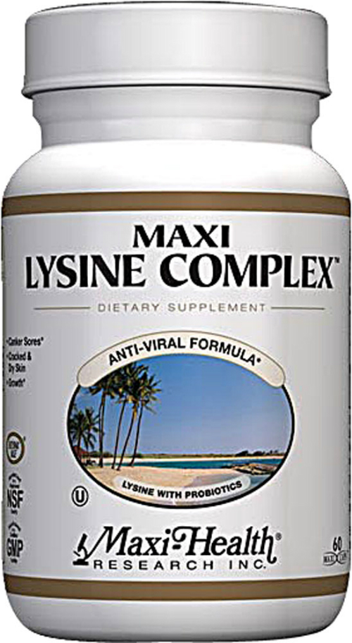 Buy Lysine Complex 60 capsule from MAXI HEALTH RESEARCH and Save Big at