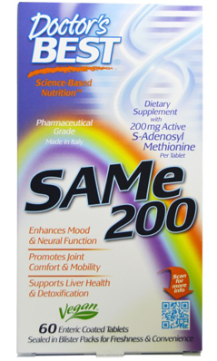 Doctors Best: SAMe 200 mg 60T