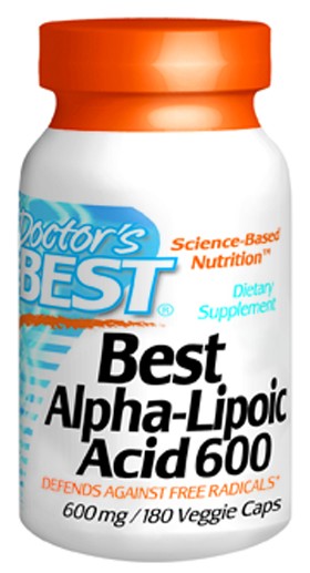 Doctors Best: Best Alpha Lipoic Acid (600 mg) 180