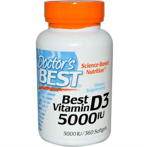 Best Vitamin D3 5000IU, 360 SG