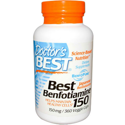 Doctors Best: Best Benfotiamine 150 (150 mg) 360 VEGGIE CAPS