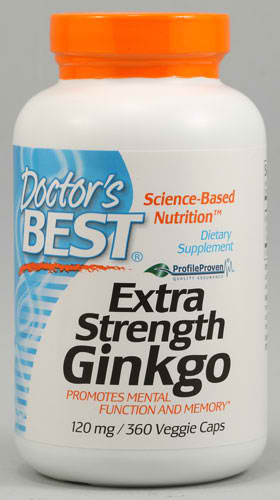 Doctors Best: Extra Strength Ginkgo (120mg) 360 VEGGIE CAPS