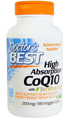 Doctors Best: High Absorption CoQ10 400mg 180 VC