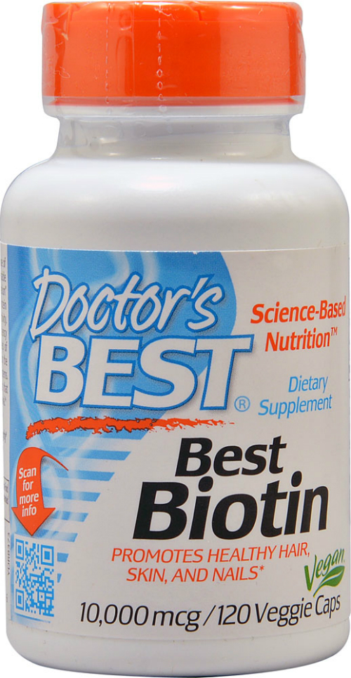 Doctors Best: Best Biotin 10000 mcg 120 Vegetarian Capsules