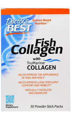 Doctors Best: Fish Collagen with TruMarine 5 Grams 30 Powder Stick Packs