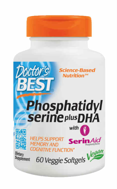 Doctors Best: Phosphatidyl Serine plus DHA 60VSG
