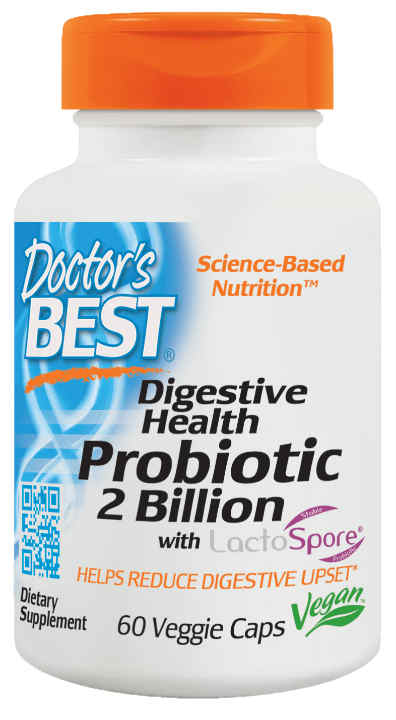 Doctors Best: Digestive Health Probiotic 60VC