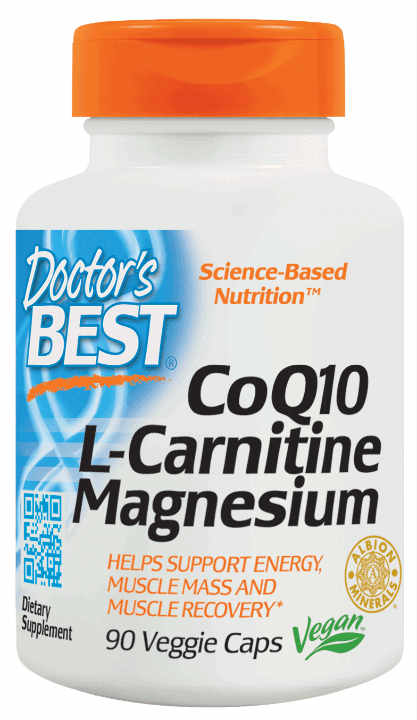 Doctors Best: Magnesium/CoQ10/Carnitine 90VC