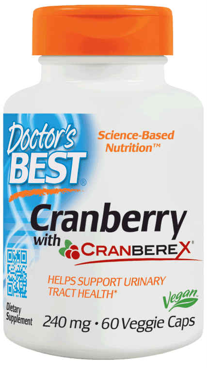 Cranberry w/Cranberex 240mg 60VC from Doctors Best