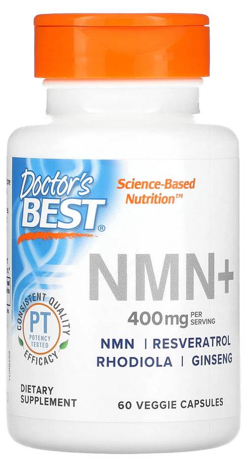 Doctors Best: NMN Complex 400mg 60 Veggie Caps