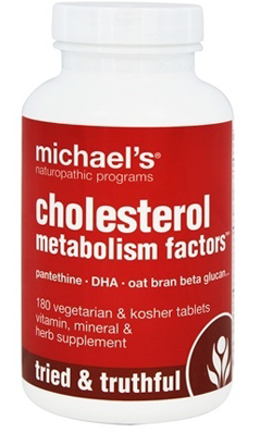 Michael's Naturopathic: Cholesterol Metabolism Factors 180 tab